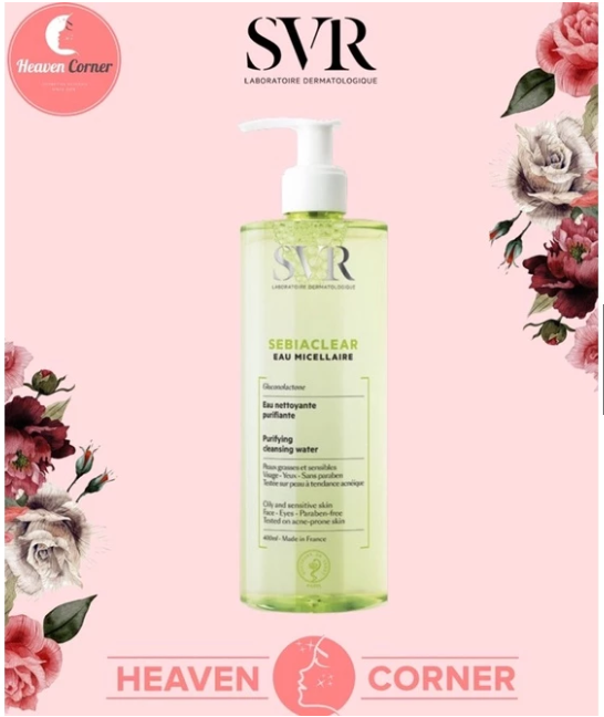 Tẩy trang SVR Sebiaclear Micellar Water 400ml